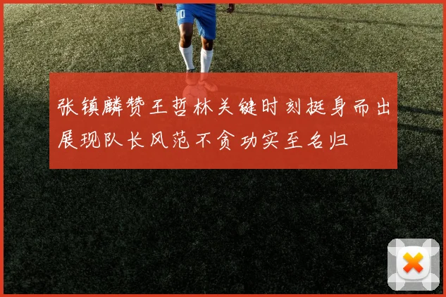 张镇麟赞王哲林关键时刻挺身而出展现队长风范不贪功实至名归